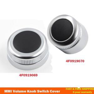 호환상품 멀티미디어 MMI 볼륨 노브 로터리 버튼 스위치 Audi A6 C6 S6 Allroad Q7 A8 S8 4F 용 탐색 설정