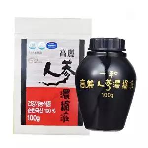 인삼농축액 진액 100g 6년근 발효 보조 식품 선물용 세트