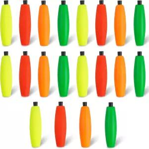 AGOOL 낚시 보버스 페그 플로트 폼 시가 메기 미끄러짐 리그 코크 산티 담수 낚시용 파이프 플러그 포함