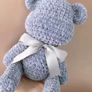 손뜨 형 코바늘인형뜨기 키트 만화 인형 뜨개질 곰 핸드메이드 패키지 토끼