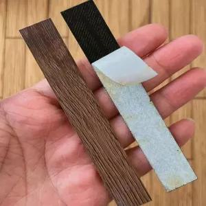 인형의 집 바닥 미니어처 시뮬레이션 목재 1/12 1/6 DIY 나무 베니어 (40PCS) (월넛 색상)