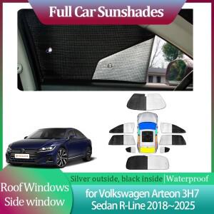 폭스 바겐 VW Arteon 3H7 R-Line Sedan 2018 ~ 2025 용 자동차 차양 앞 유리 커튼 커튼 Windows Sun Visor