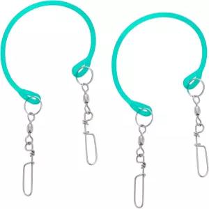 타즈두리안 2개 블루 낚시 다운리거 웨이트 스너버 트롤링 스너버와 릴리스 클립 디플렉터 카이트