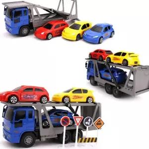 미니카 장난감 플라스틱 트레일러 수송차 카 캐리어 장난감 남아용 다이캐스트 표지판 여아용 교통 소형