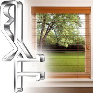 숨겨진 채널 밸런스 클립 24개, 뒷면에 투명 있는 밸런스용 블라인드 홈이 4.8CM(1-7 플라스틱 /8인치)