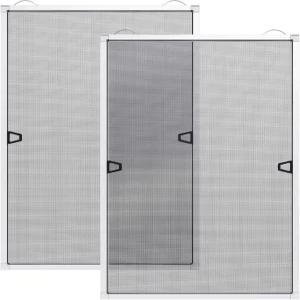 Paramondo 2 세트 DIY 창문 스크린 프레임 키트 크기에 맞게 쉽게 자를 수 있는 디자인 메시 교체용 부품