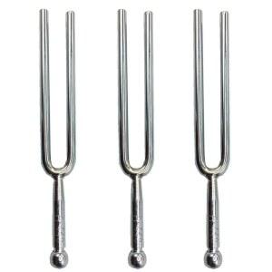 바이올린용 튜닝 포크 3개, 440HZ 표준 톤 A 세트, 초보자 기타 바이올리니스트를 위한 12CM 튜너 도구