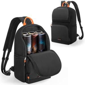 6pcs 플레이매트용 렉스미카 플레이매트 튜브 백팩(W14 장착 매트 또는 TCG 어깨끈 주사위용 L24), 정리 매트용 게임 카드 x 포켓 가방, 휴대용 용기 MTG 전면 2개