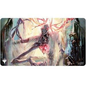 울트라 프로 - MTG Duskmourn Playmat 데스크 미스트무어스 마우스패드, 게임 사용하는 중 더 플레이 개더링, 오브 Command 오버로드 카드 Ft. 매트로 포 매직: 보호