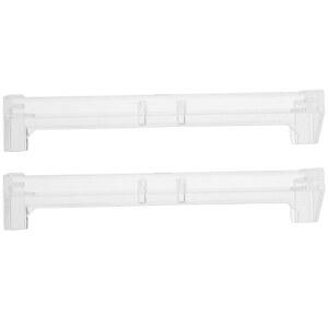 DOITOOL 루버 배플 그루브용 수직 블라인드 밸런스 커버, L 코너 2개, 액세서리