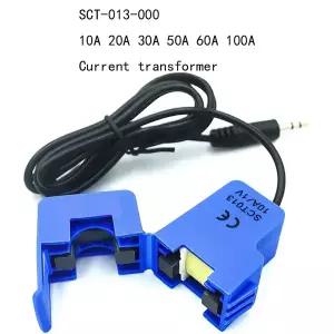 SCT-013-000 10A 20A 30A 50A 60A 100A 비침습적 스플릿 코어 전류 변압기 AC 전류 센서