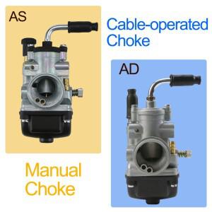 PHBG Delto 17.5mm AS/AD 2-4 스트로크 스쿠터 모페드 50CC 50-110cc 엔진 Motorycycle Racing 기화기 탄수