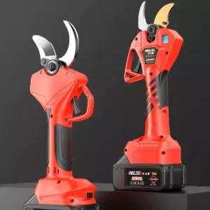 무선 전동 전지 가위 충전식 전정 가지치기 나무 원예 조경 과수원 공구 가드닝 전단