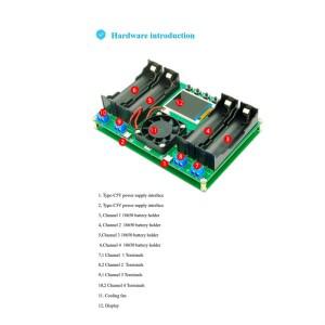 AB30-4 채널 18650 배터리 측정 모듈 내부 저항 테스터 액세서리