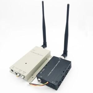 5W 1.2G 드론 FPV 이미지 트랜시버 비디오 송신기 CCTV 카메라 무선 전송용 Av