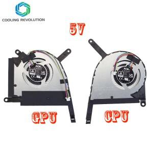 노트북 CPU 냉각 팬 DC5V ASUS TUF 게이밍 F15 FX507ZM RTX3060 13NR09M0T01011