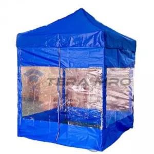 야외용 강철 캐노피 바람막이 텐트 청색 ctT7+5PoF