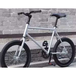 가벼운 두발자전거 중학생 등원 자전거 사진 클래식 등하교