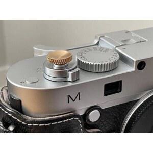 YEWOOP Lf-B 금속 황동 널링 오목 셔터 릴리즈 버튼, 후지필름, 핫셀블레이드, 롤라이플렉스, 니콘 더 나은 밸런스 및 그립 편의성과 호환