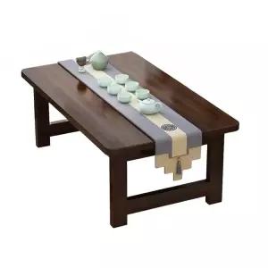 좌식 식탁 작은 책상 다도 사각 티테이블 원목 인테리어 테이블 커피 우드 탁자