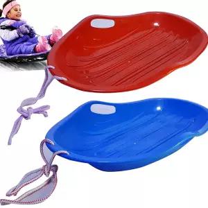 어린이 겨울 눈 썰매 손잡이 유아 눈 썰매 플라스틱 스키장