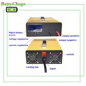 다중 보호 67.2V 7A 산업용 장비/LED 조명 배터리 호환용 고전력 스마트 충전기고속 충전용