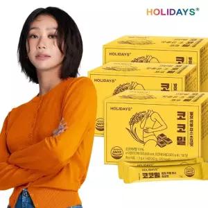 홀리데이즈 코코밀 발효 곡물 효소 초코맛 14포 3박스 (총 6주분)