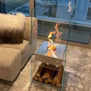 프리미엄 에탄올 차박용 난로 가정용 펠릿 화로대 인테리어 단일 항목