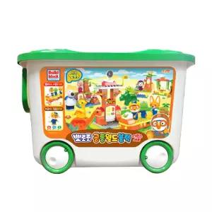 뽀로로 공룡월블럭 디럭스세트/뽀로로장난감 뽀로로블럭 장난감블럭 뽀로로기차 기차완구