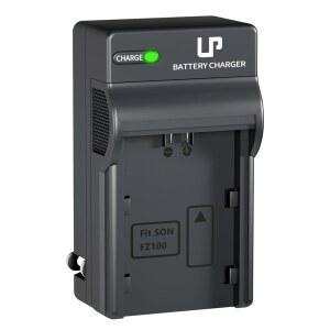 NP-FZ100 배터리 충전기, LED 조명 디스플레이가 있는 LP 충전기, 소니 A9 A9R A9S A9II A7C A7CII A7SIII A7III A7RIII A7RIV A7IV A6600 A6700 ZV-E1 카메라와 호환, 소니 np-fz100용 배터리 충전기