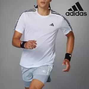 [아디다스] 반팔티 /c3- IQ3835 / 오운더 런 에센셜 3 스트라이프 티