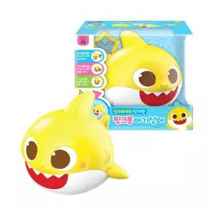 핑크퐁 날따라오는 신기한 아기상어/애착인형 유아 멜로디장난감 소근육 감각발달놀이