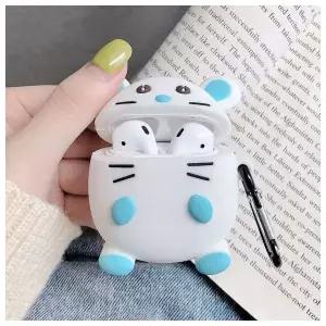 에어팟 실리콘케이스 블루마우스