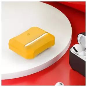 에어팟케이스 실리콘케이스 보호 (옐로우)