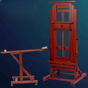 원목 이젤 스탠드 거치대 수채화 미술 그림 작업대 우드