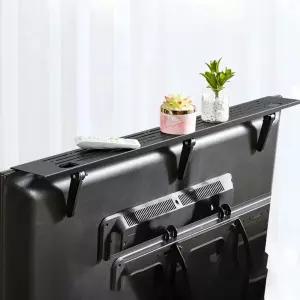 셋톱 박스 사운드바 공유기 정리함 일반형 TV 선반 모니터 수납 트레이 배선 정리