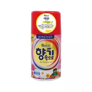 산도깨비 향기속으로 레몬향 290ml 자동 분사기 실내용 리필 방향제