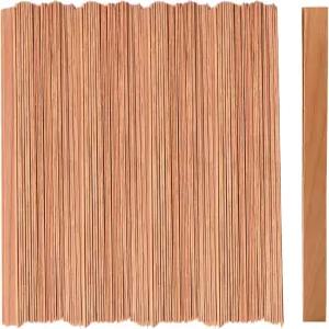 Ziosxin 350pcs 무연 체리 우드 캔들 윅스 오래 지속되는 불꽃-쉽게 연소 코어 (노 메탈 브래킷 )