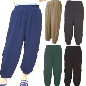 아줌마옷 몸빼 엄마옷 프릴 밴딩 고무줄 아 항아리바지 바지 항아리 여자