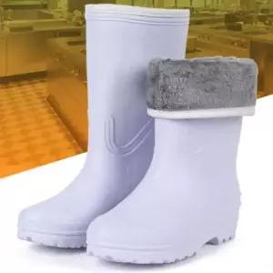 발편한안전화 겨울 남성 여성 논슬립 방수 방한 부츠 털 위생 장화