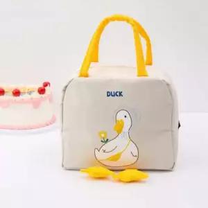 현이몰 보냉 보온 주머니 런치 가방 직장인 도시락 백 베이지 도시락통 휴대용보냉백 보냉가방 보냉지퍼백