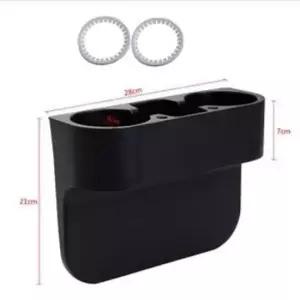 [CAR] 차량용 핸드폰 3구 틈새 컵홀더 거치대 멀티 정리함