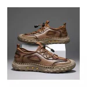 남성 망사 캐주얼 핫스팟 빅사이즈 슈즈 워킹화 사계절 하이탑 핸드메이드 아웃사이즈어 BE5