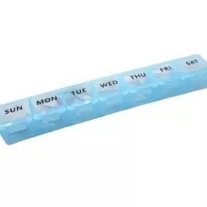 소분알약통 비타민약보관함 휴대용 요일 알약 케이스 블루