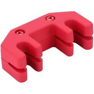 CYTGOUPER 바이올린 음소거 3/4, 4/4, 55 * 30 17mm 금속 고무 연습 음소거, 바이올린을 위한 빨간색 노래 교체 부품