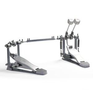 PLADRUBO P800 다이렉트 드라이브 더블 베이스 페달 - 항공우주 등급 소재, 드럼 세트(더블) 실버용 일체형 구조