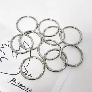 [에이치플러스몰]ksr 키링부자재 오링 연결고리 전기도금 O링 실버 10개 38mm