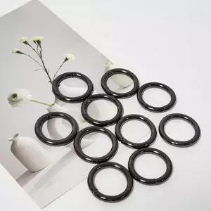 [에이치플러스몰]ksr 연결고리 O링 전기도금 부자재 오링 흑니켈 10개 20mm