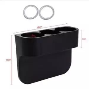 [CAR] 차량용 핸드폰 3구 틈새 컵홀더 거치대 멀티 정리함