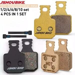 JSHOUBIKE 1246810 세트 세미 메탈올 메탈소결 유압 브레이크 패드 케블라 마구라 M5 M7 SH901 자전거 부품